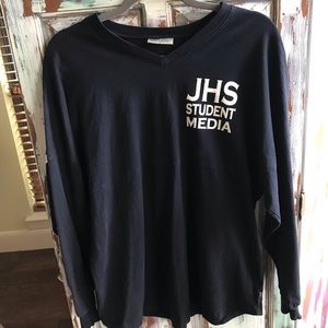 JHS Navy Blue Journalism Spirit Shirt Johnson S